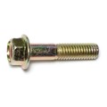 Midwest Fastener Grade 8, 7/16"-14 Flange Bolt, Zinc Plated Steel, 2 in L, 4 PK 74644